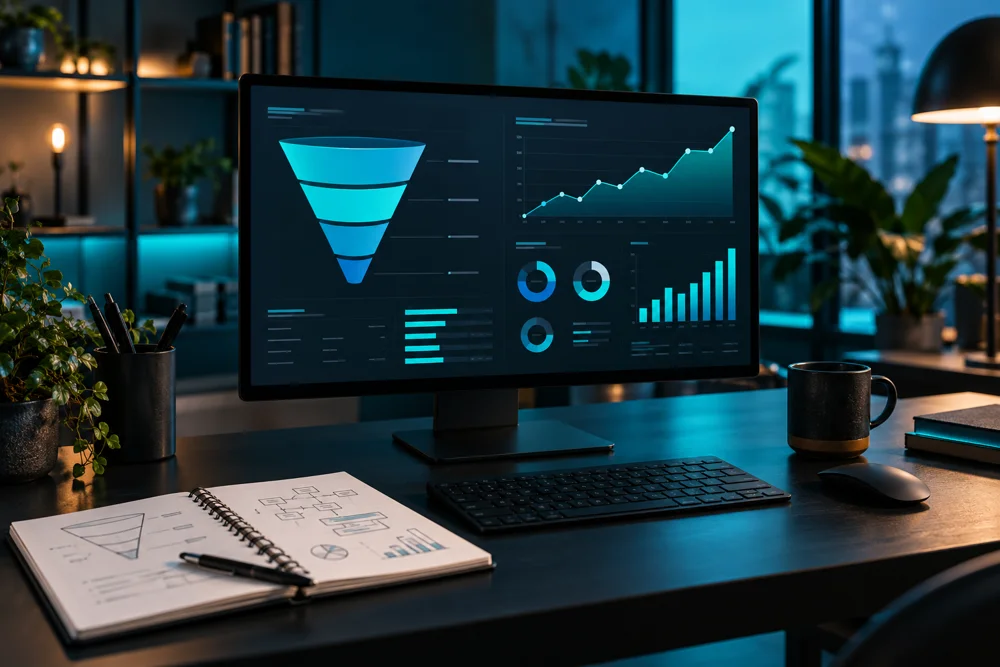 FinTech digital experience illustration