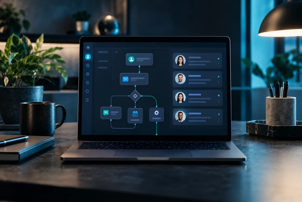 CRM & automation illustration